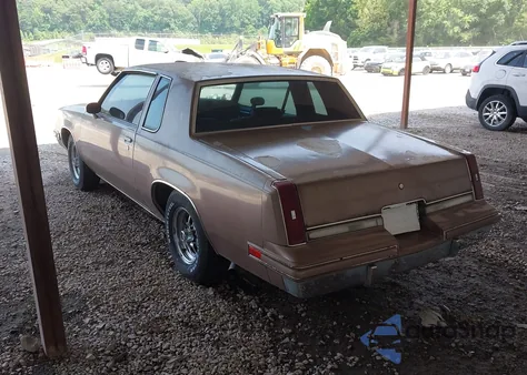 1984 Oldsmobile Cutlass Supreme from USA, damaged, VIN 1G3AR47A1EM485054